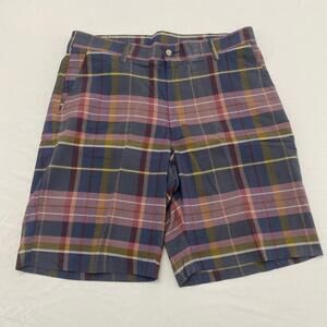 Bills Khakis Plaid Shorts Made In USA Size 36 NWT PS-BLR3
